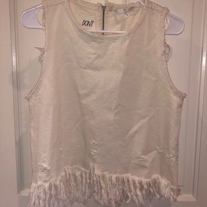 Zara - Frayed Tank Top